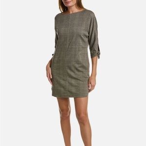 Max Studio Plaid Knit Dress NWT
